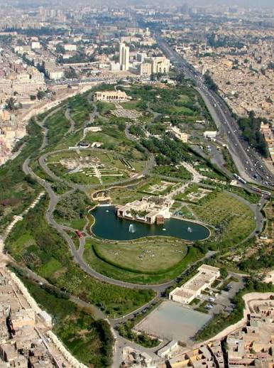 Al Azhar Park Built atop a historical site adjacent to Historic Cairo